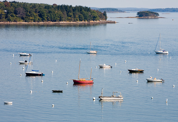Boats in Portland Bay