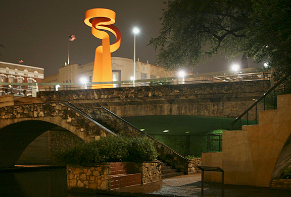 Downtown San Antonio at Night